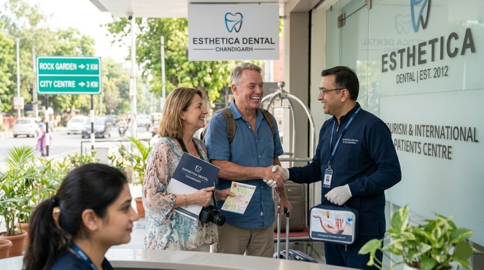 Long-term care for dental implants after travel