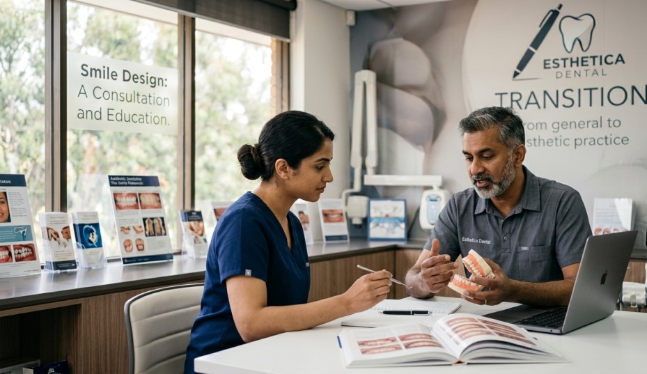 transition from a general dentist to a specialized aesthetic practice