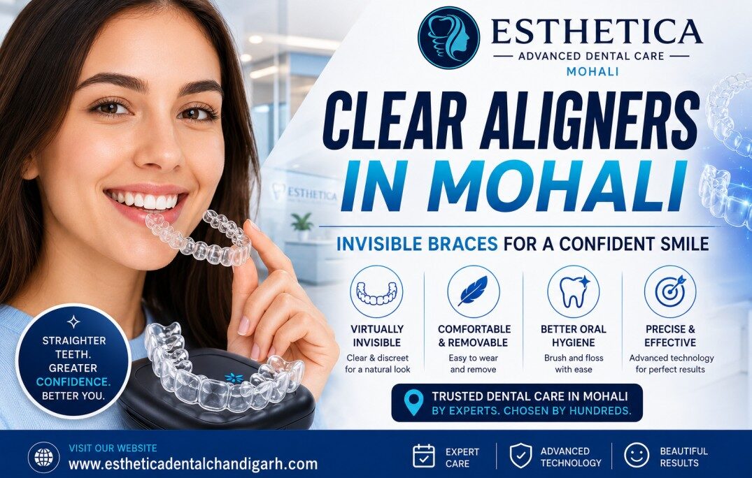 Clear Aligners in Mohali for a Straighter and Confident Smile