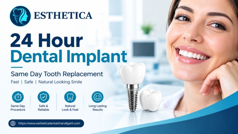 24 Hour Dental Implant in Chandigarh